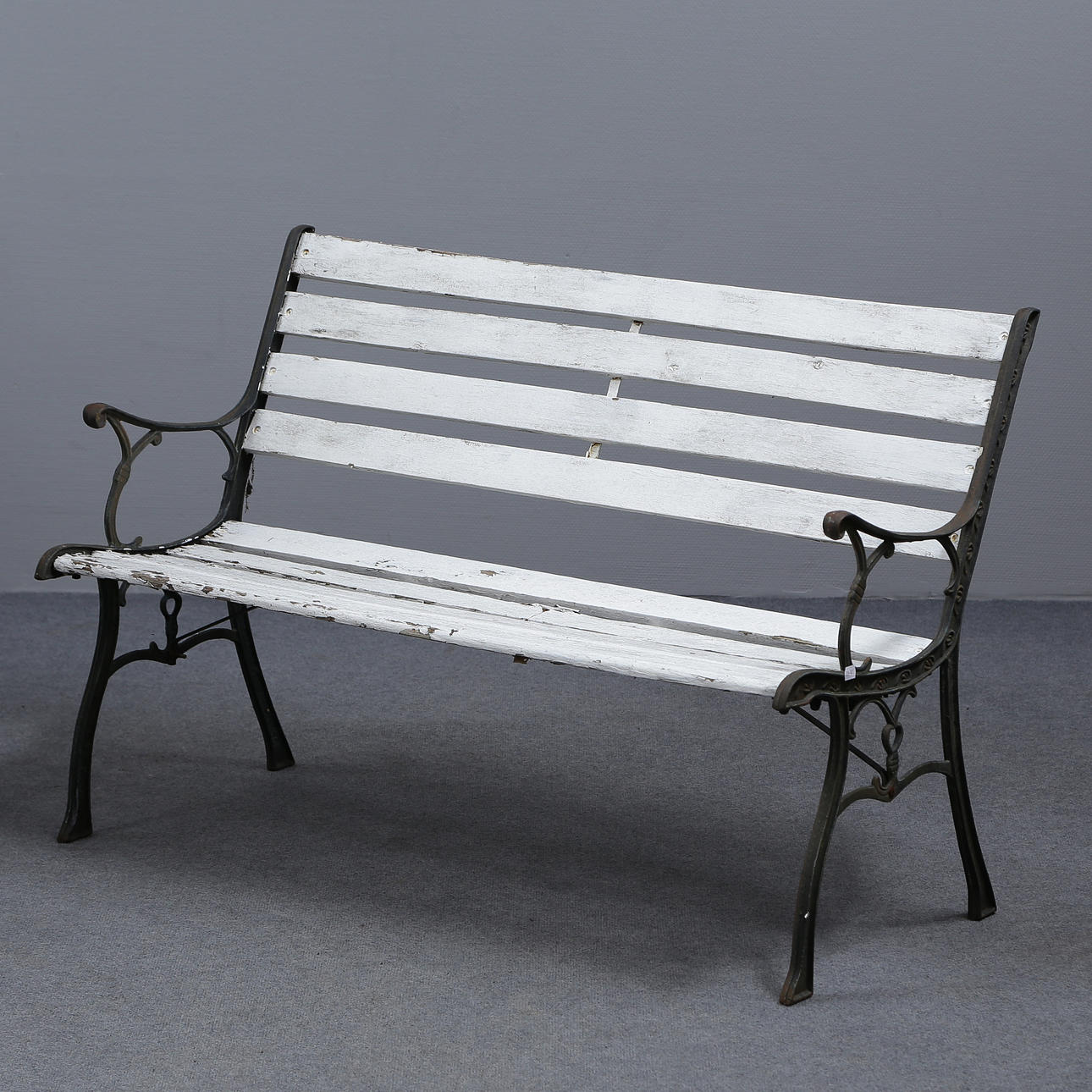 GARDEN SOFA, CAST IRON.