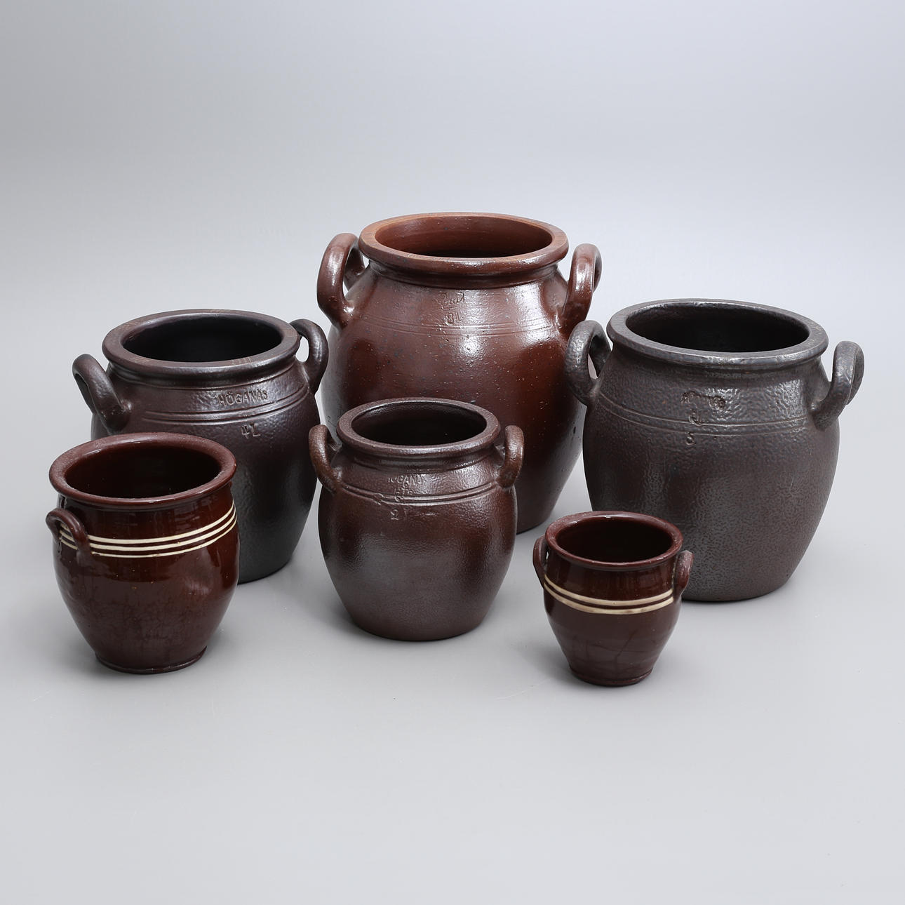 KRUS, 6 st, keramik, bl.a Raus.