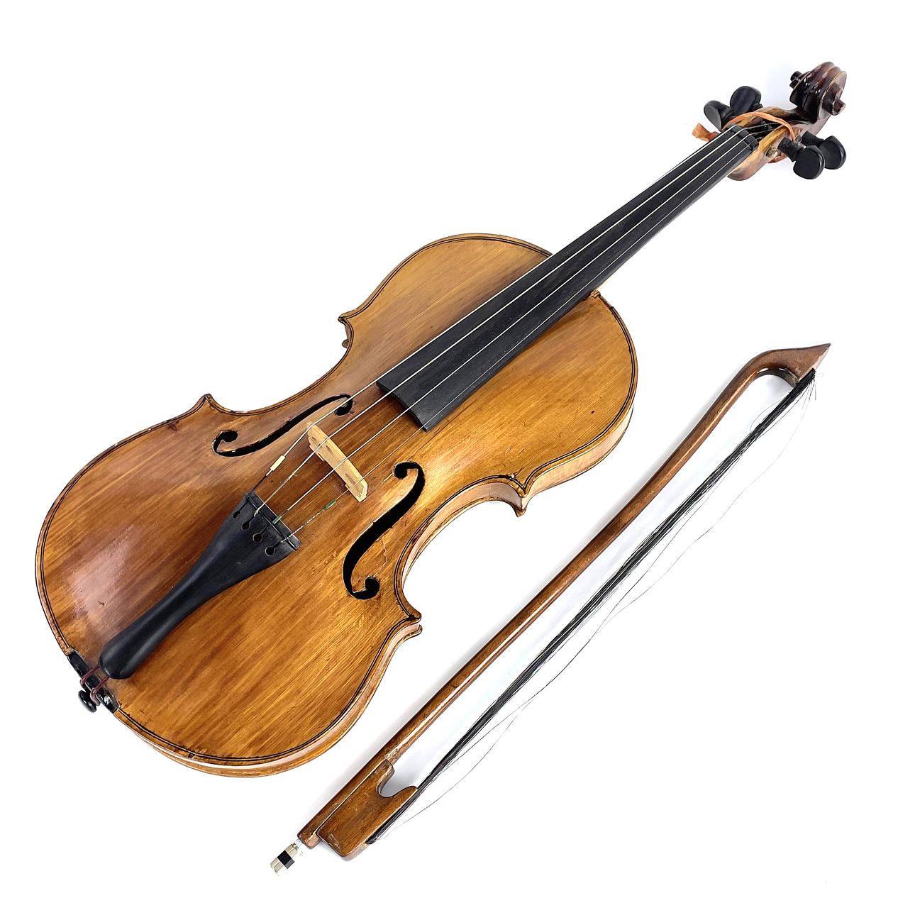 20th century violin with string.