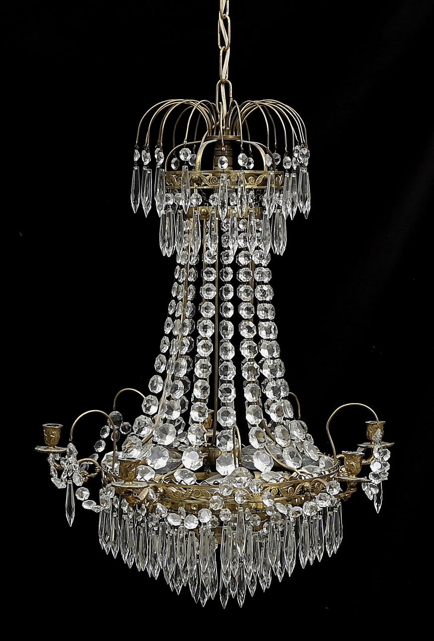 LJUSKRONA, empirstil, 1900-tal.