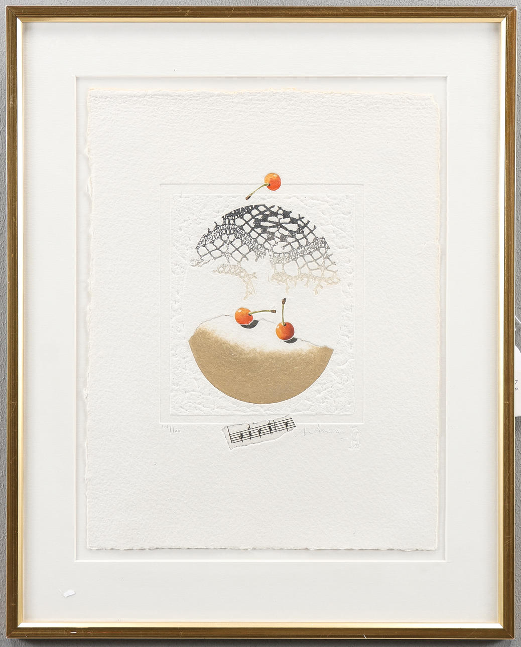 ALAIN SOUCASSE. Etching 16/100, signed.