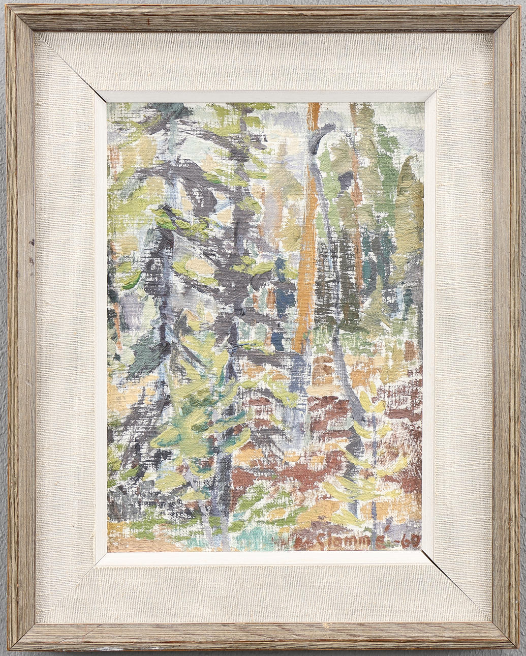 PER FREDRIK GLOMMÉ. Oil on panel, signed -69.