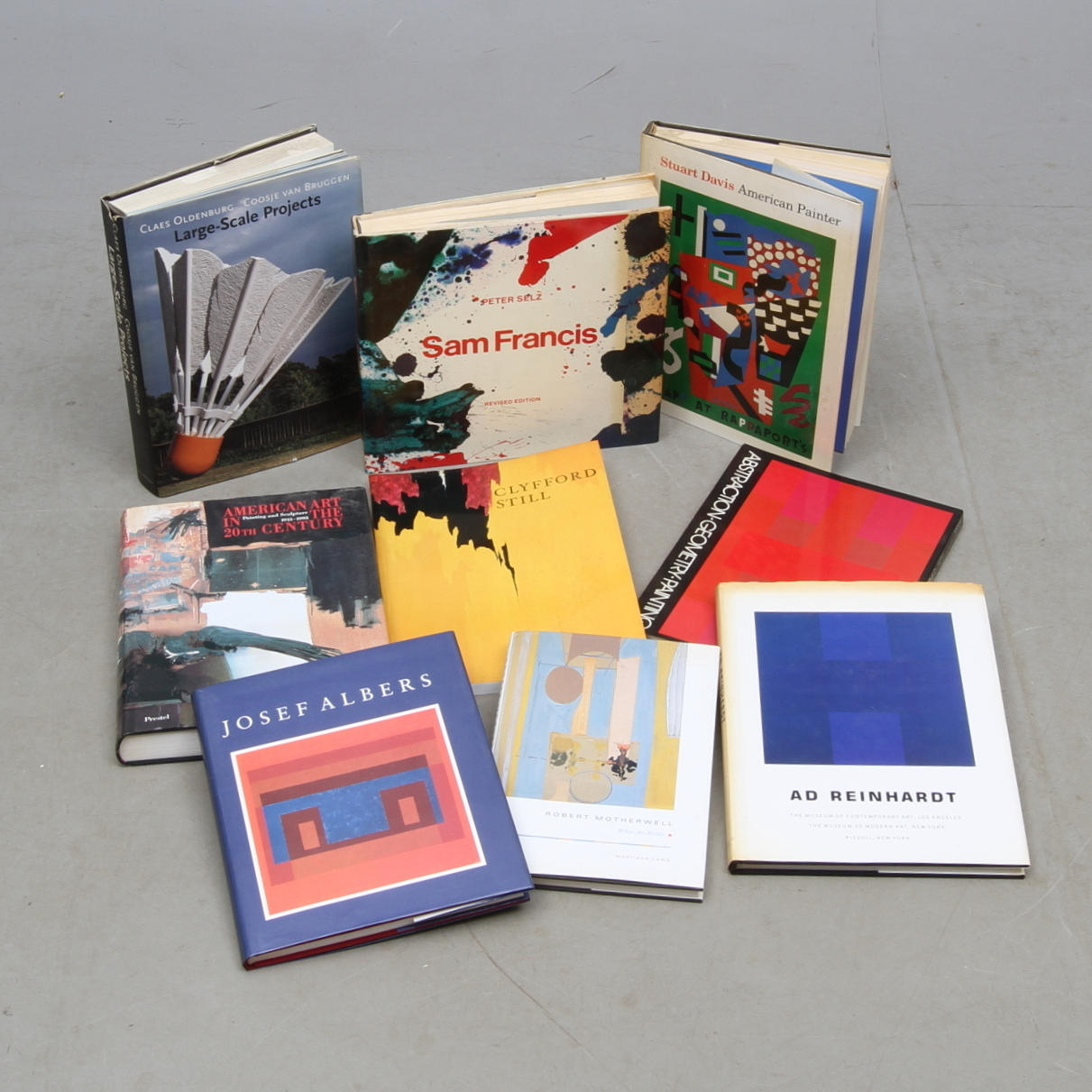 BÖCKER, 9 volymer, amerikansk konst.