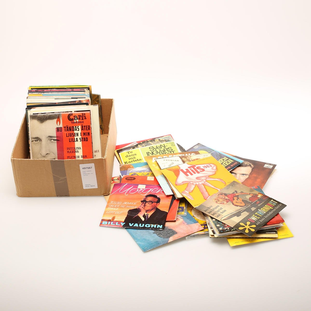 PARTI SINGEL/EP-SKIVOR, 100 stycken.