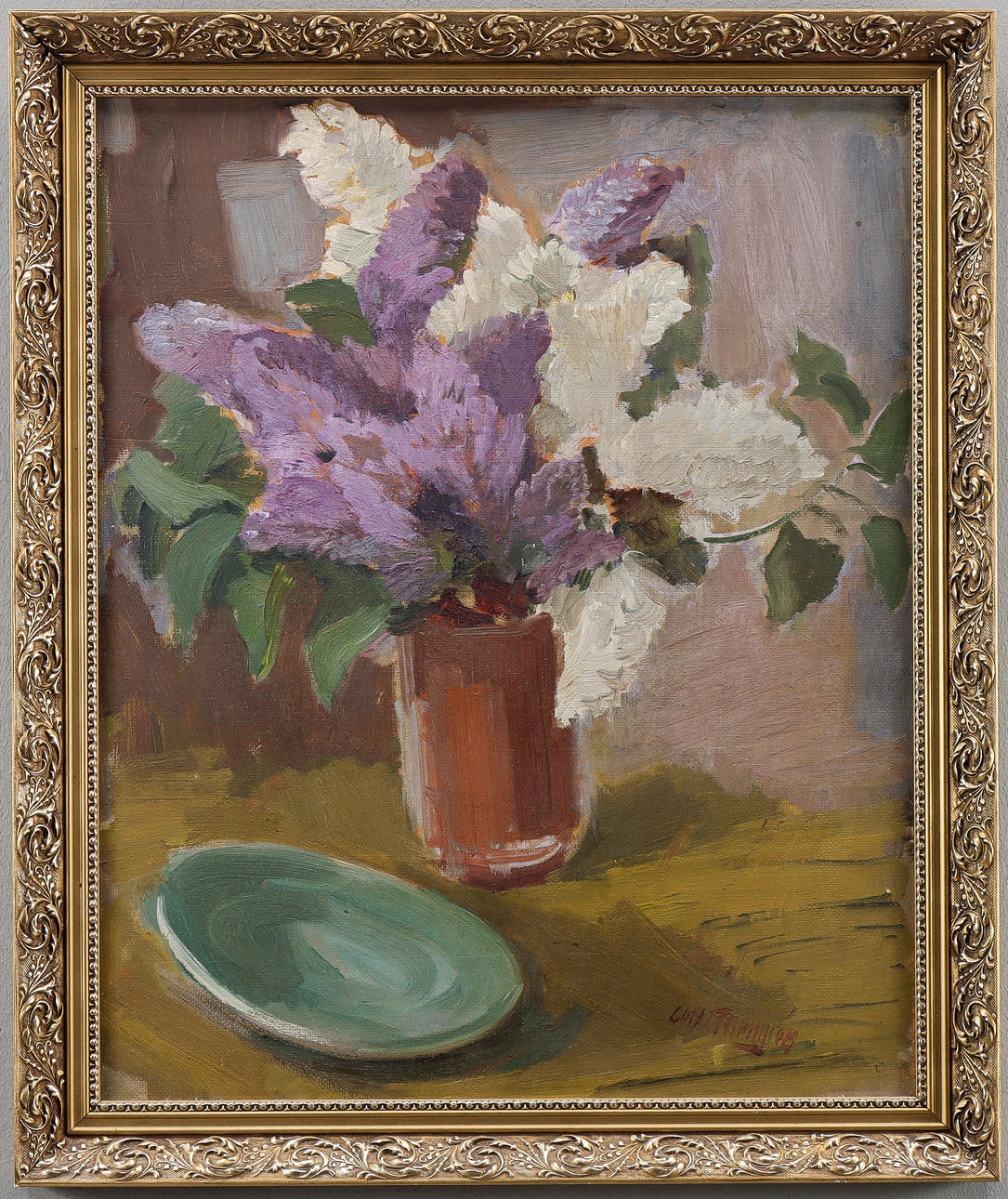 GUSTAV ROSENGREN. Oil on panel, signed.