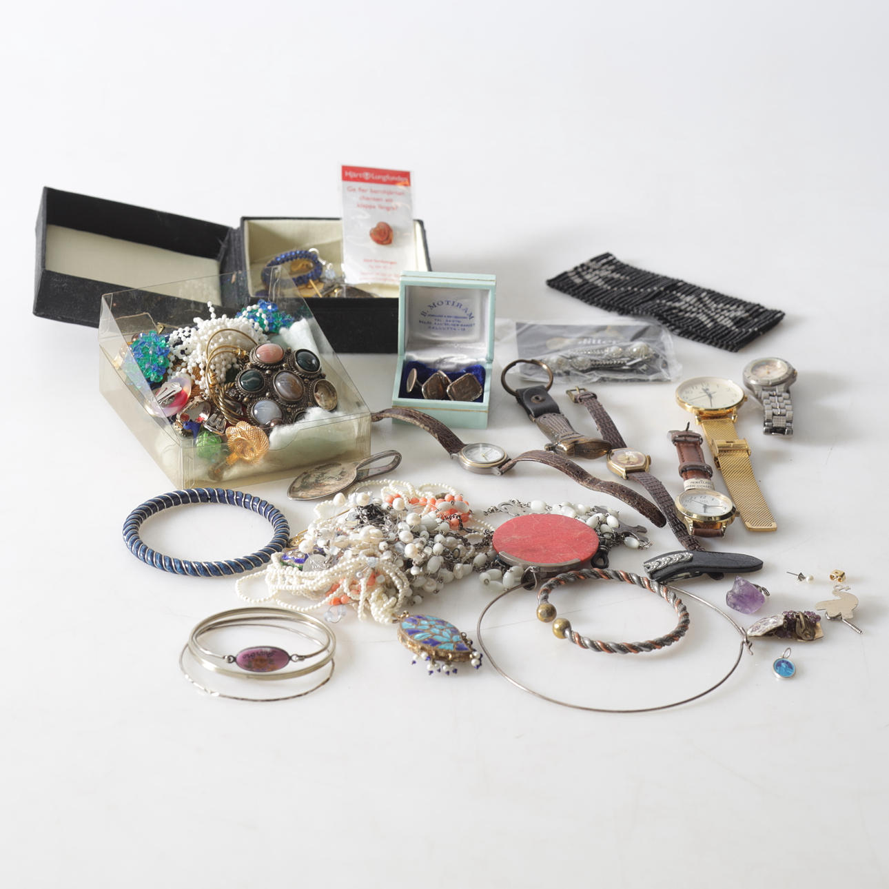 JEWELLERY, including silver.