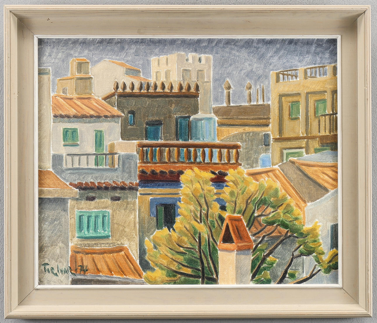 TOR IVAR ANDERSSON. oil on canvas, signed.