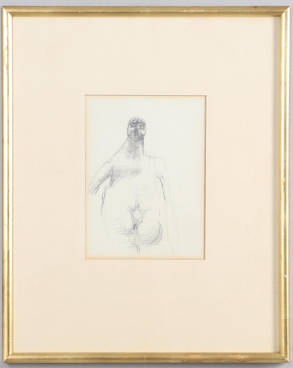 RALPH BROWN (1928-2013). 'SEATED MAN 1962'.