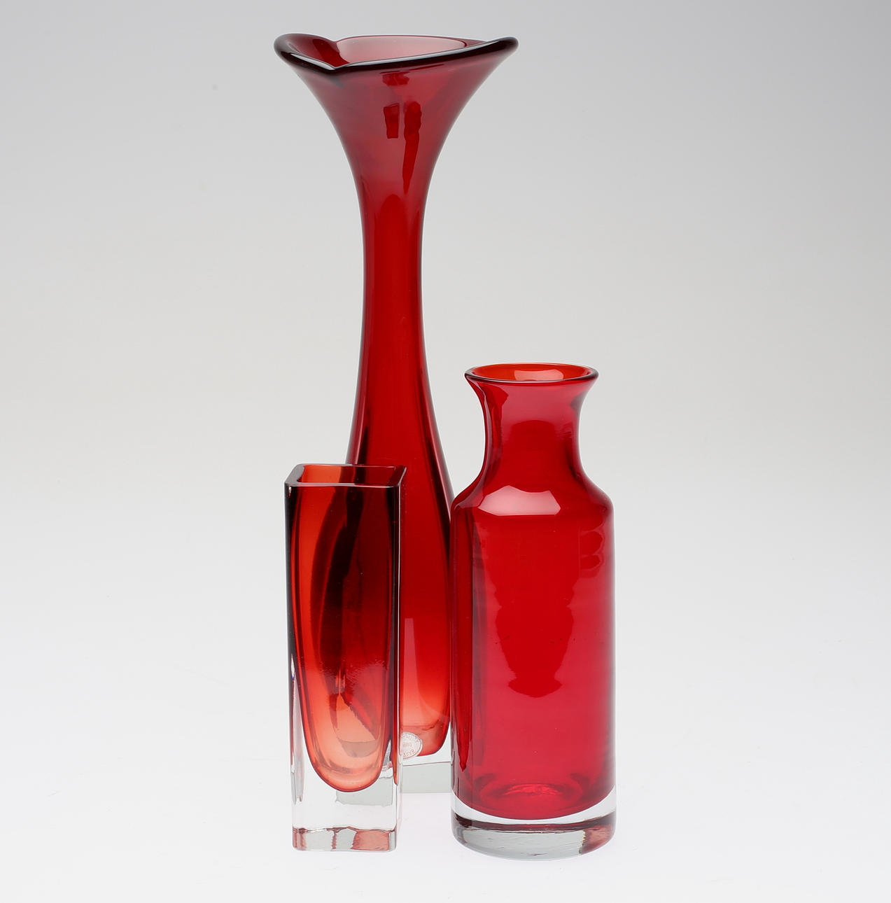 VASER, 3 st, bl.a Orrefors.