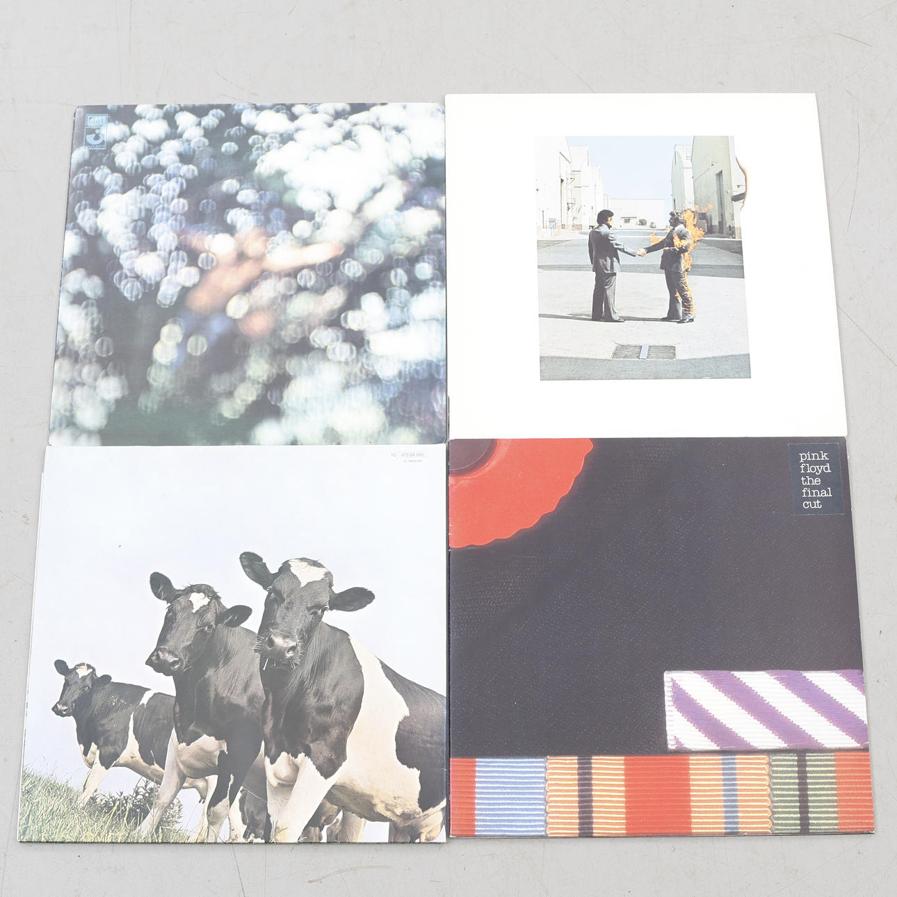 VINYL RECORDS, 4 pieces, Pink Floyd.