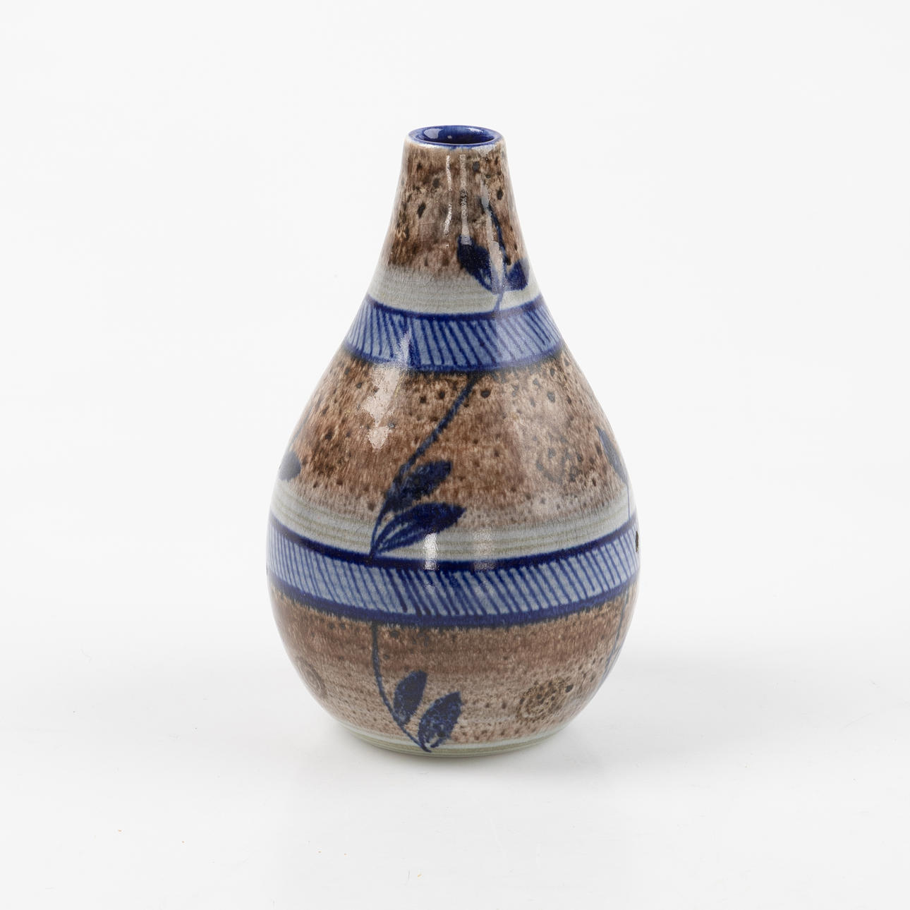 NILS EMIL LUNDSTRÖM. Vase, hand painted, Rörstrand.