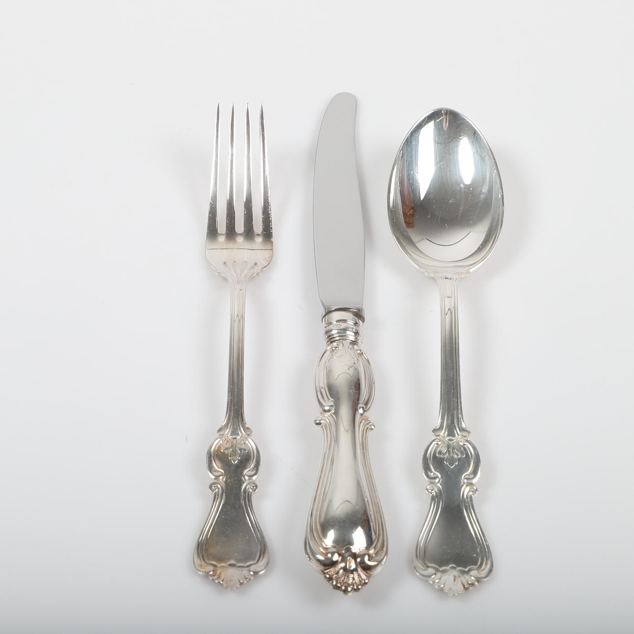 CUTLERY SET, 36 pieces, “Olga”, silver, GAB.