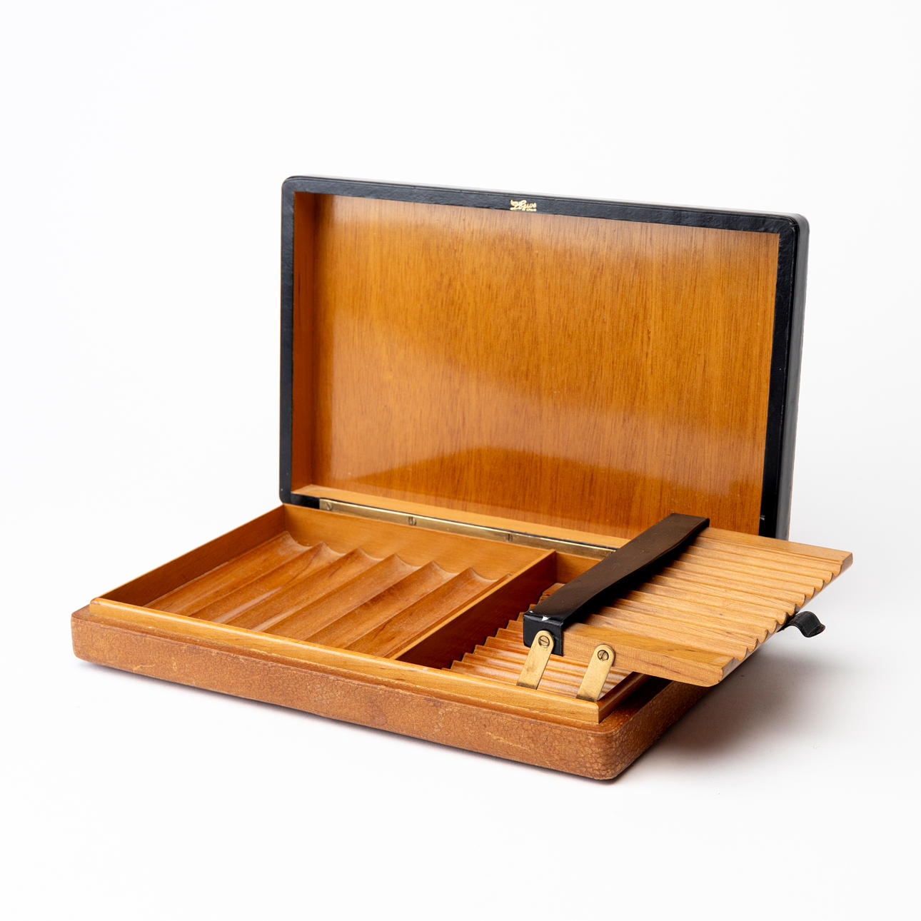 CIGARR- OCH CIGARETTLÅDA, Loewe, Spanien, 1900-tal.