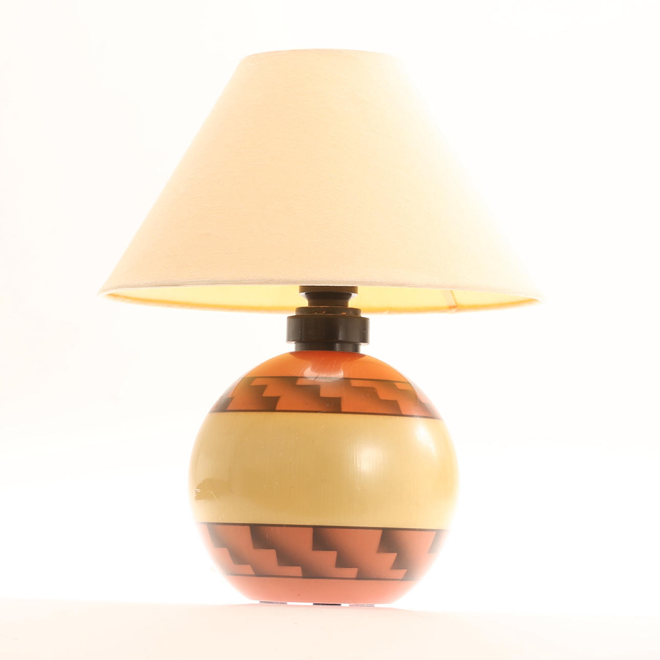 TABLE LAMP, wood, art deco.