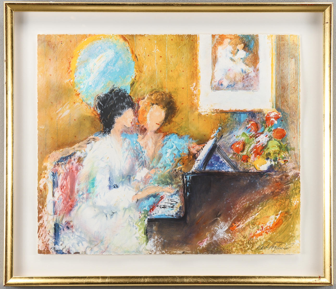 KARL HÖGLUND. Lithograph EA, signed.