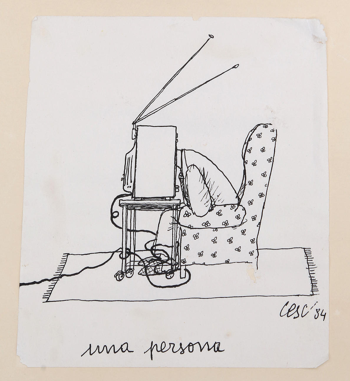 FRANCESC VILA "CESC". "Una persona".