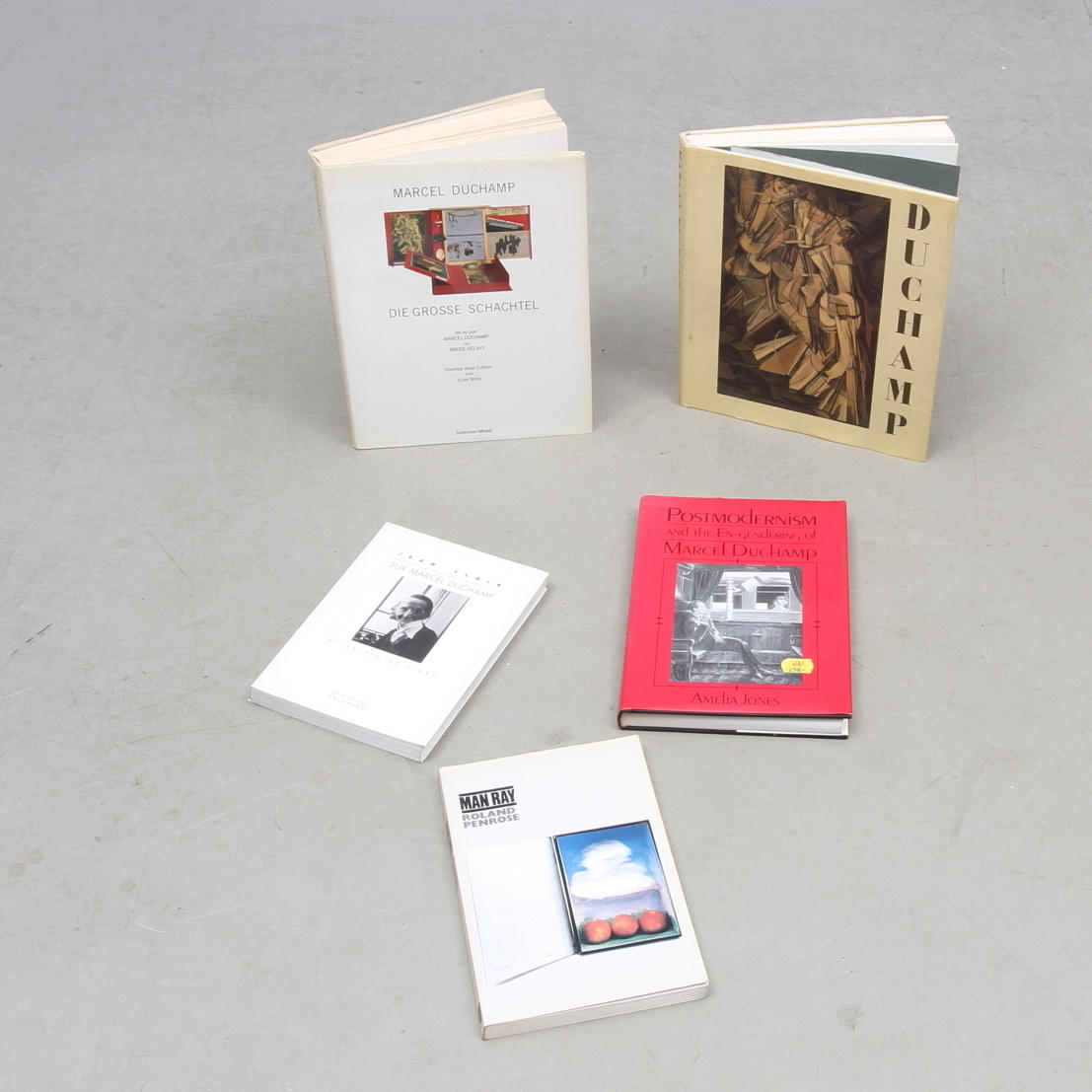 BÖCKER, 5 volymer, Marcel Duchamp, Man Ray.