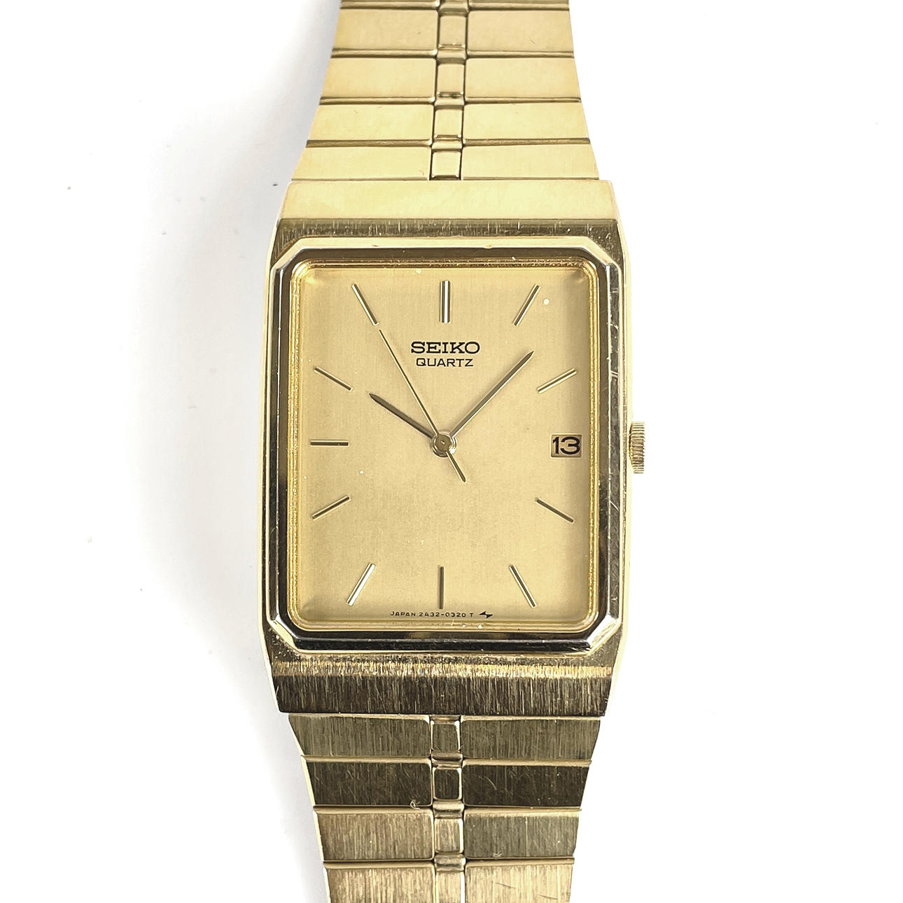 ARMBANDSUR. "Tank", Seiko, stål, quartz, 1980/1990-tal.