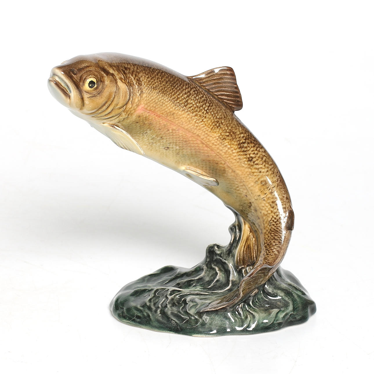 FIGURIN, "Trout", 1032, porslin, Beswick, England.