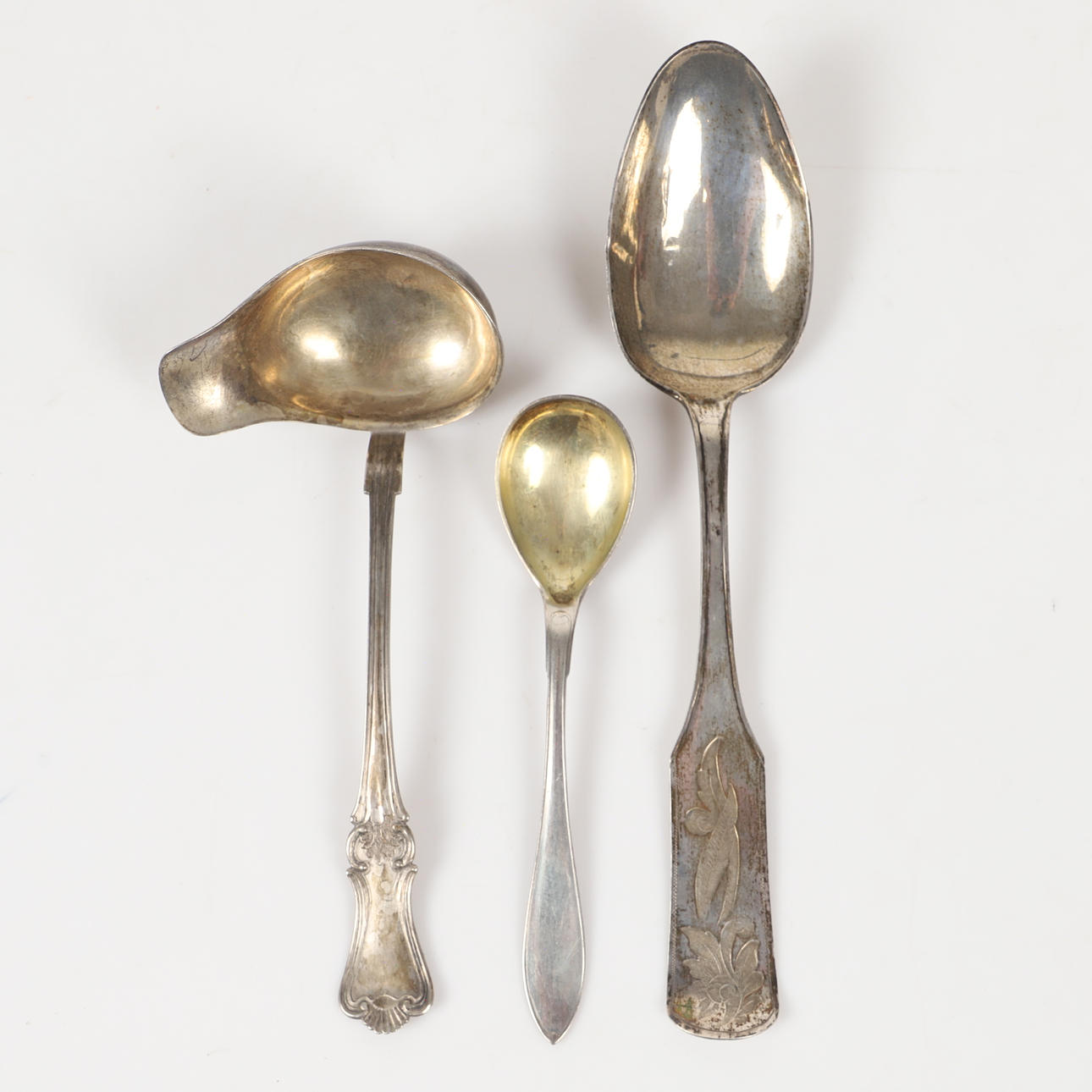 SERVING CUTLERY, 3 pieces, silver.