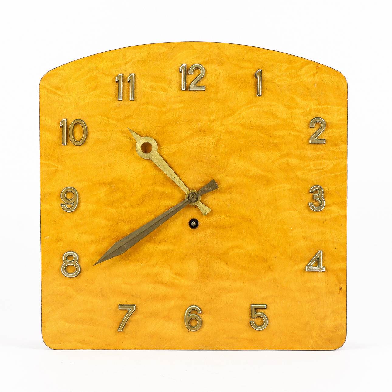 A wooden wall clock, 20th century.
