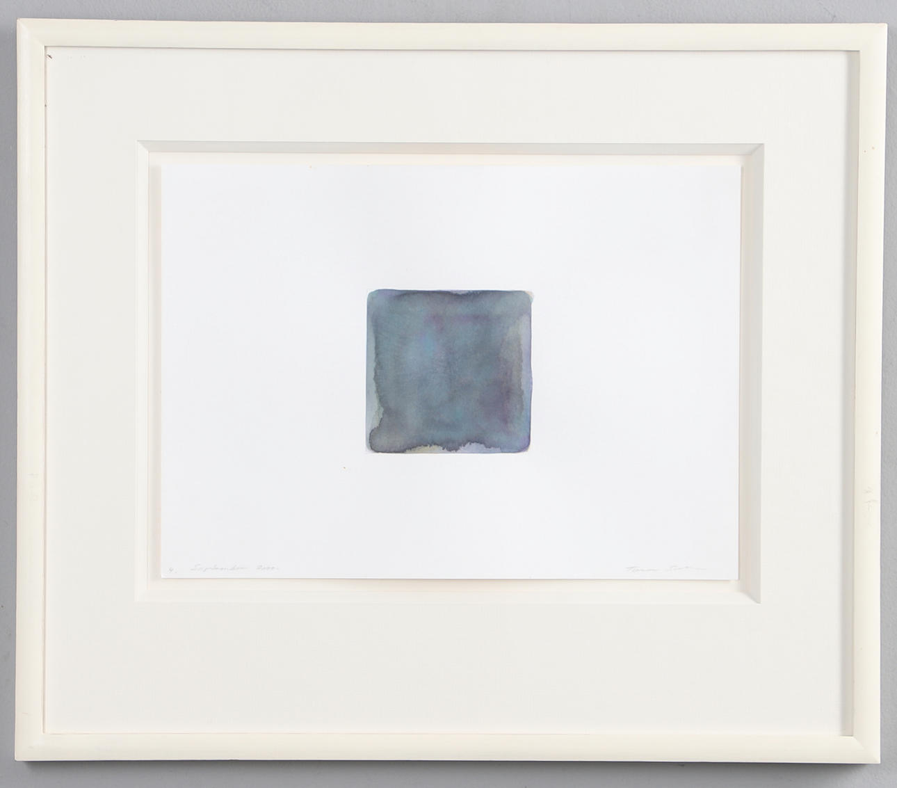 TREVOR SUTTON (B. 1948). 'STUDY IN BLUES'.