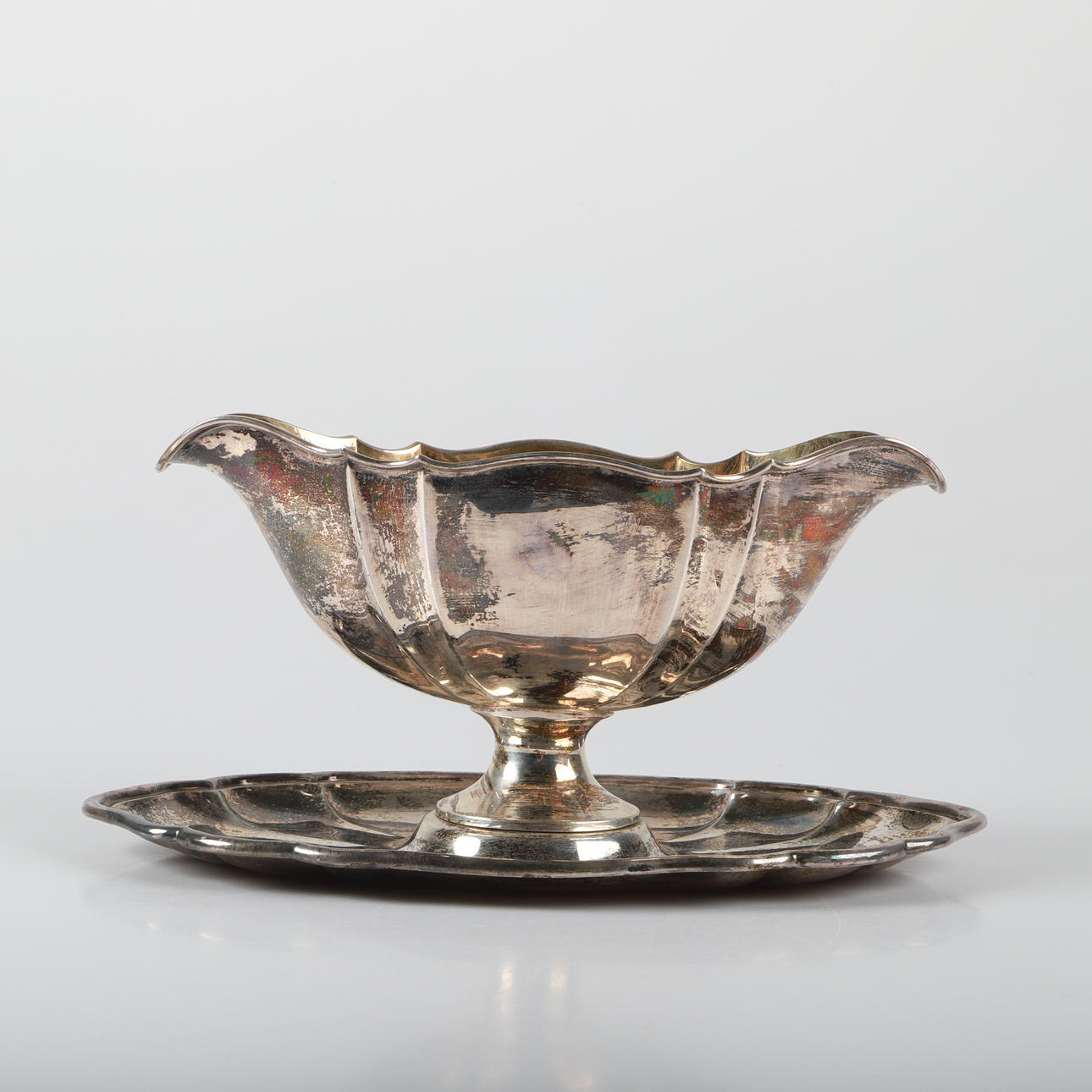 A silver sauce bowl, Carl Hoff, Helsingborg.