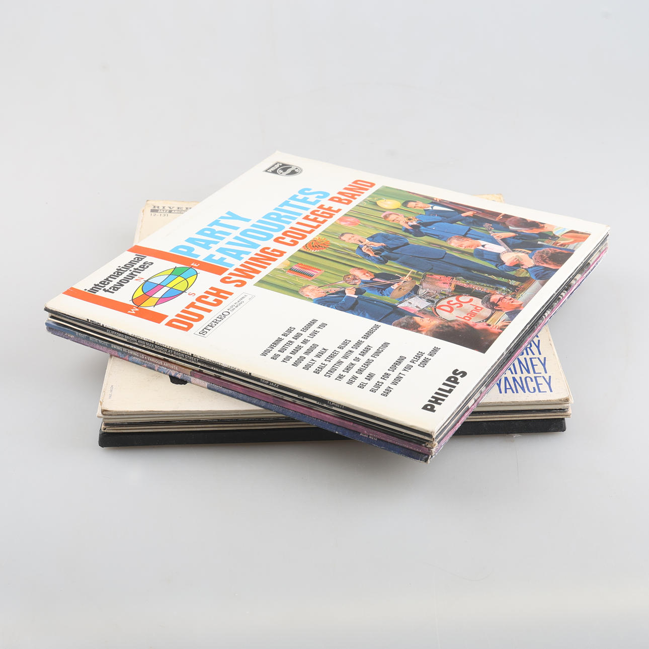 VINYL RECORDS, 13 pieces, jazz, blue etc.