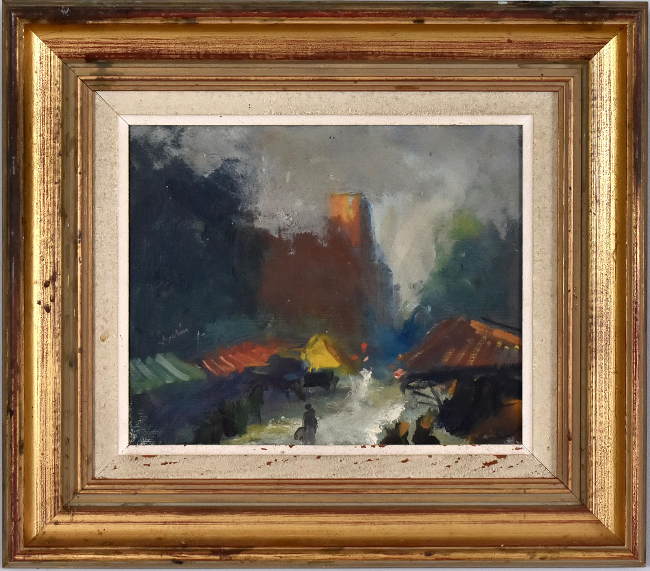 ARNE ASPELIN. Oil on panel.