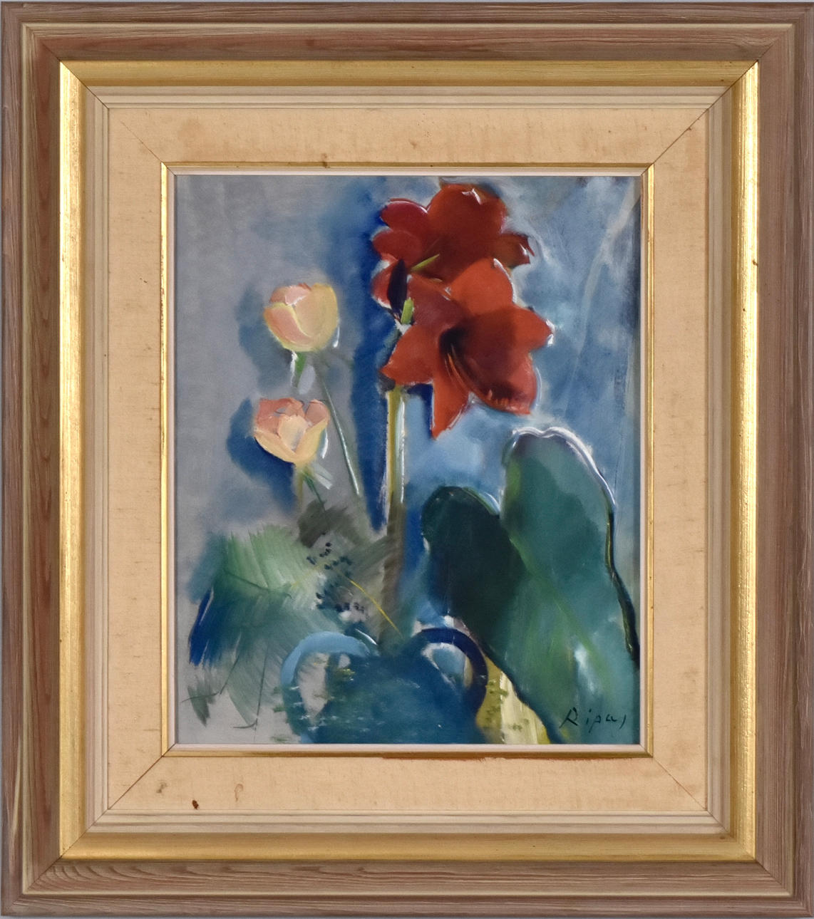 HANS RIPA. Oil on panel.