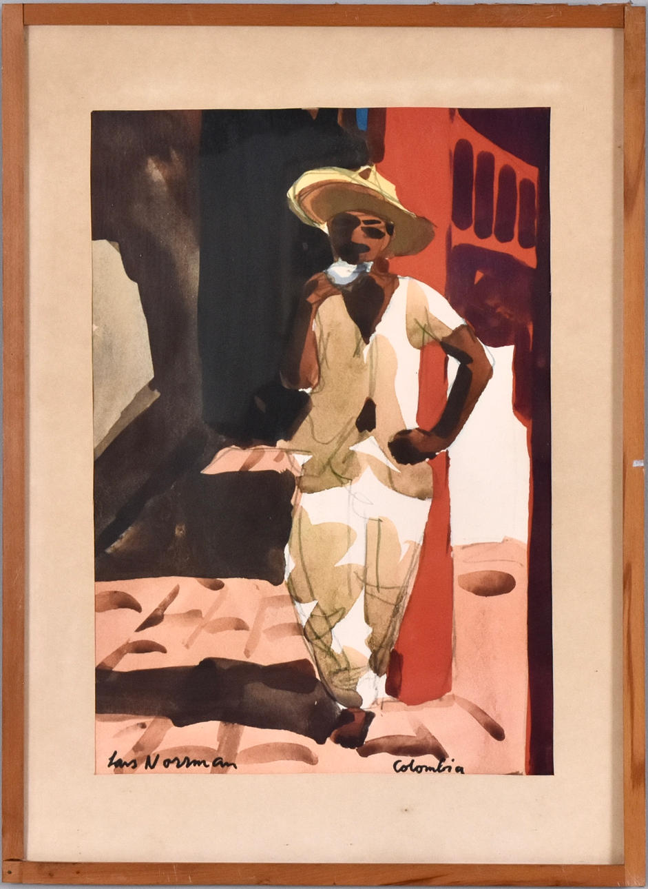 LARS NORRMAN. Watercolor.