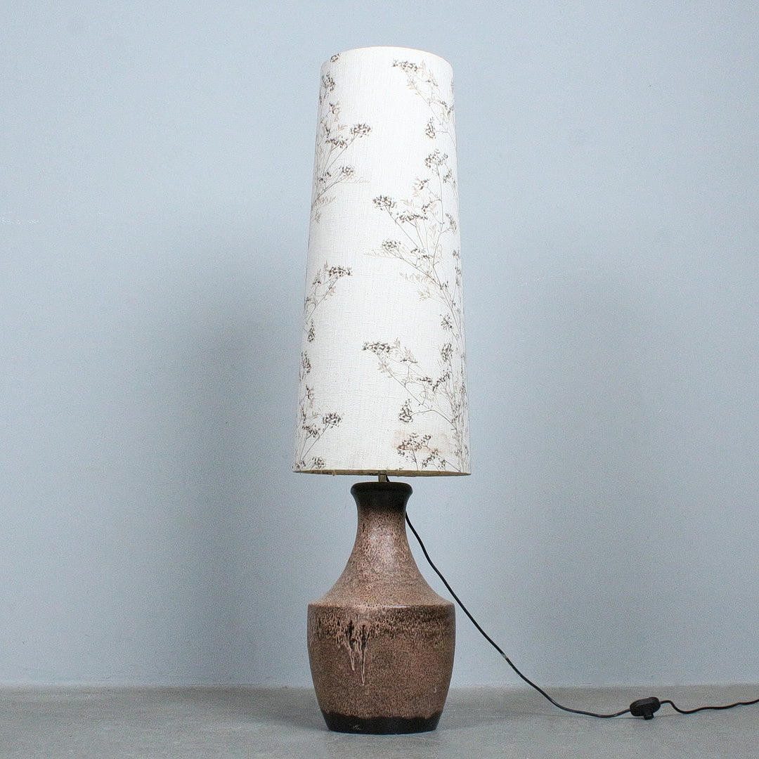 1970s ceramic floor lamp.