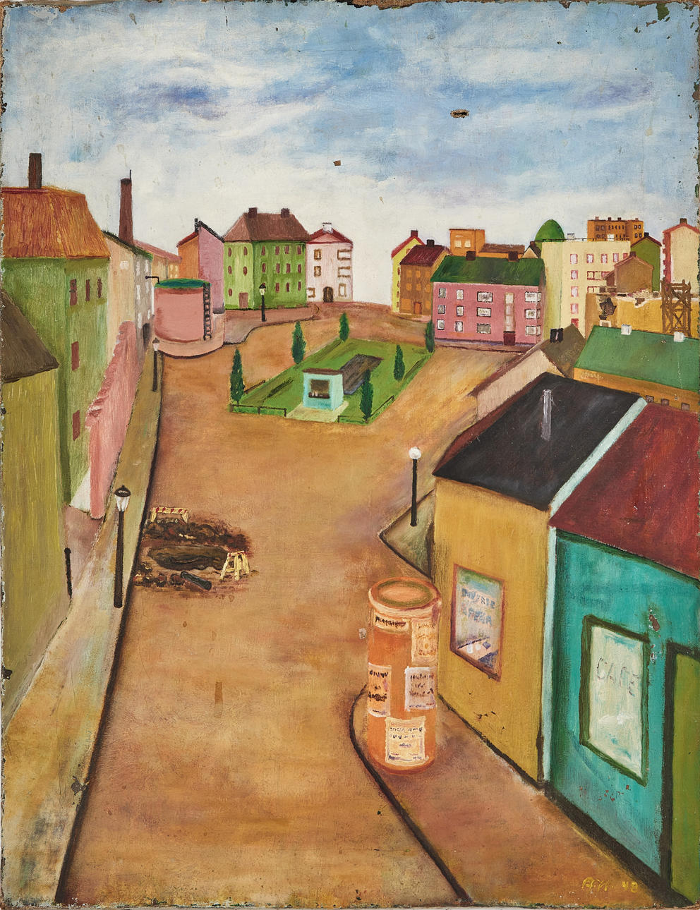 ARVID WIDERBERG. Cityscape.