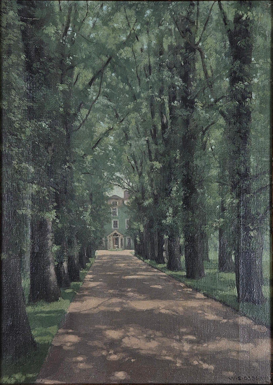 OIDENTIFIERAD KONSTNÄR. Oil on canvas, signed W.E. Osborn.