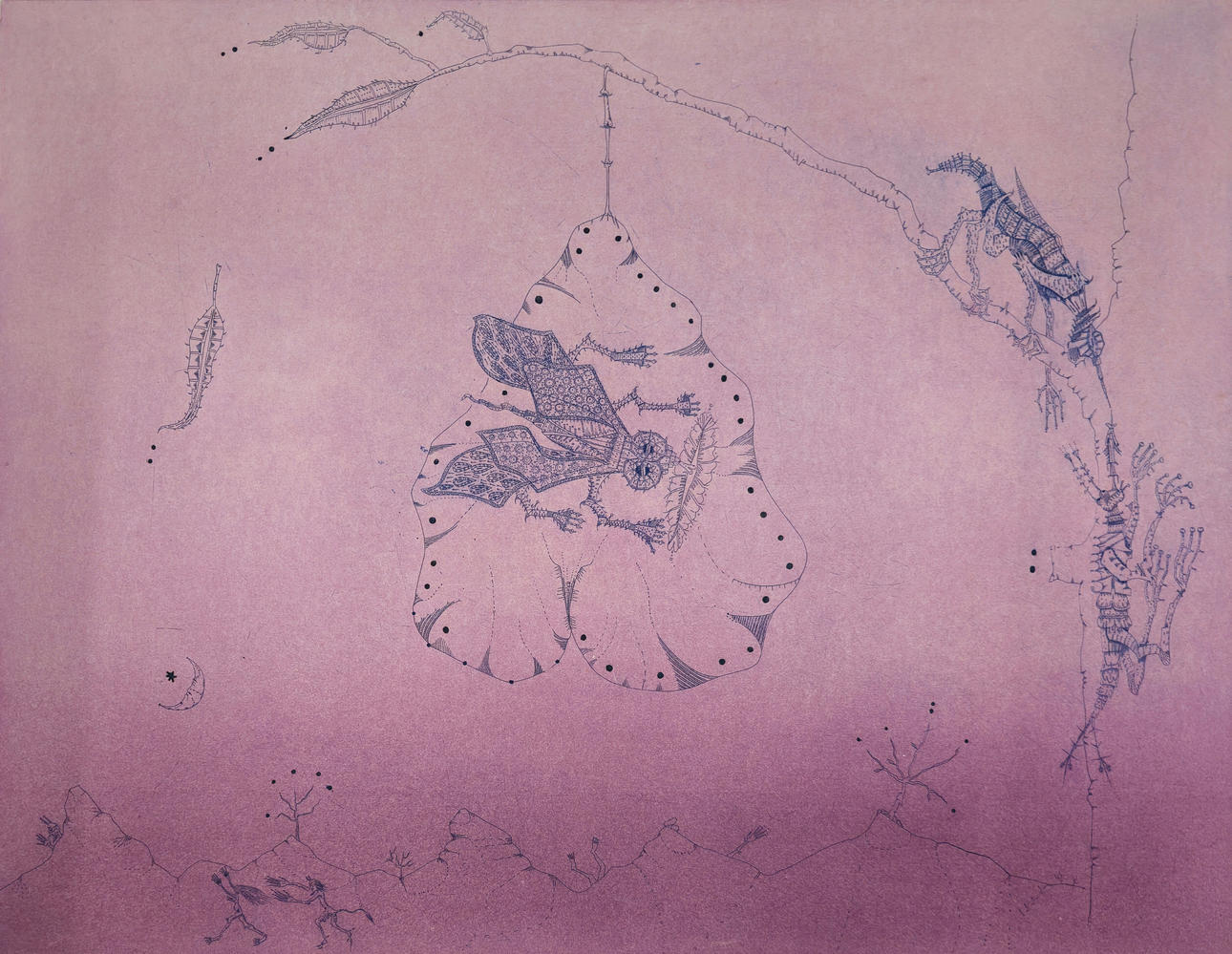 JOAN PONÇ. UNTITLED, SIGNED AND JUSTIFIED BY HAND.