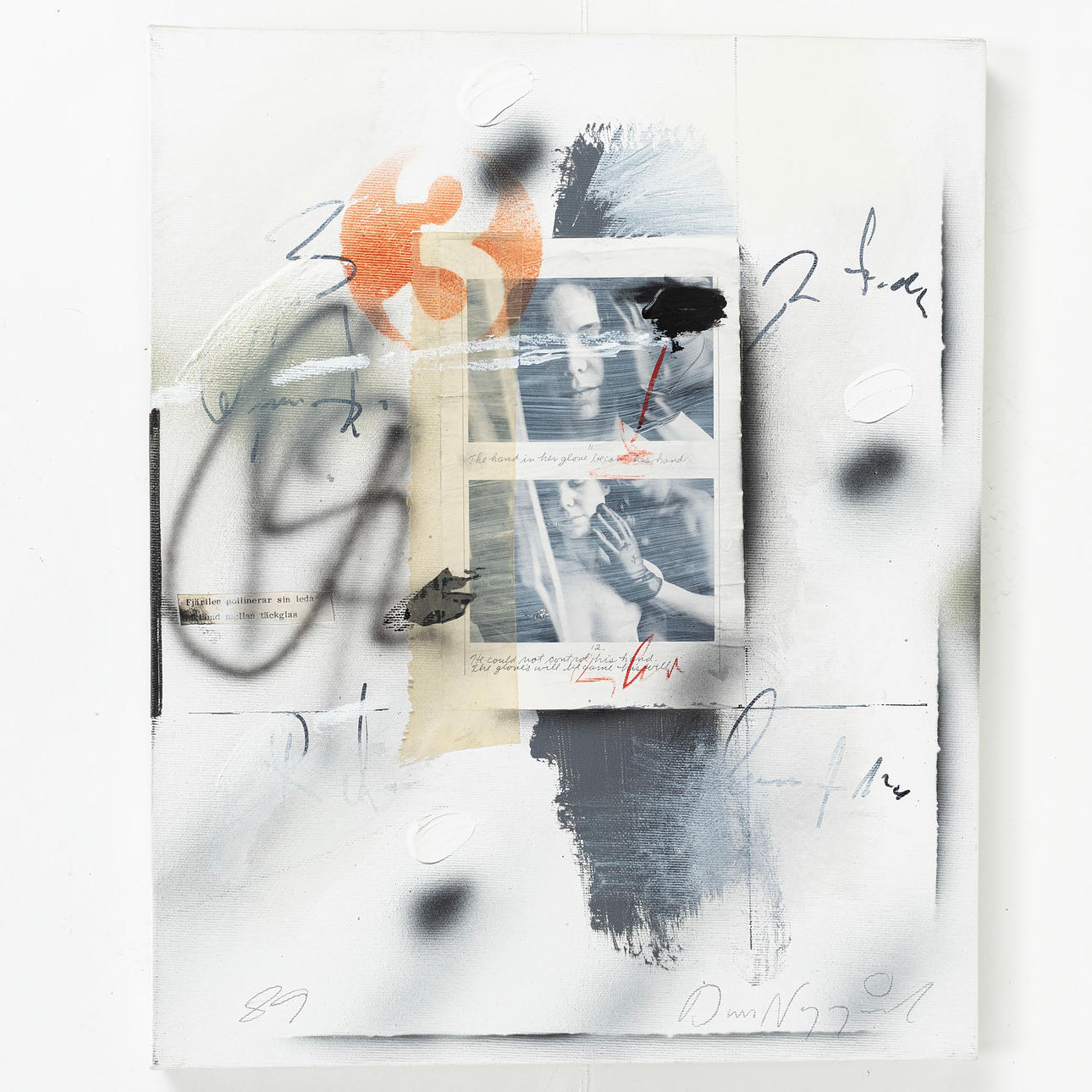 AND NYGÅRDS. Mixed media, signed.