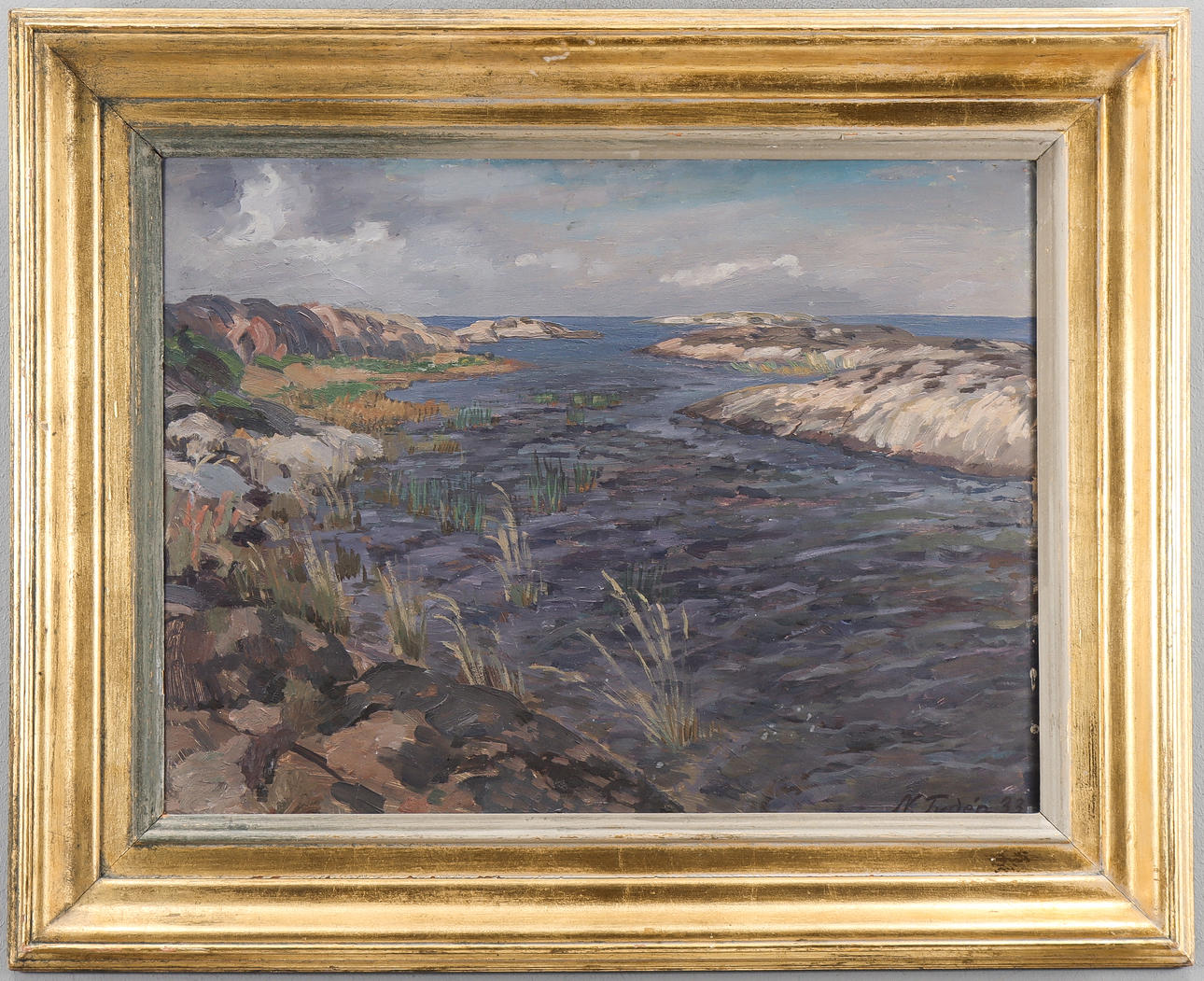 NILS TYDÉN. Oil on panel, signed 33.