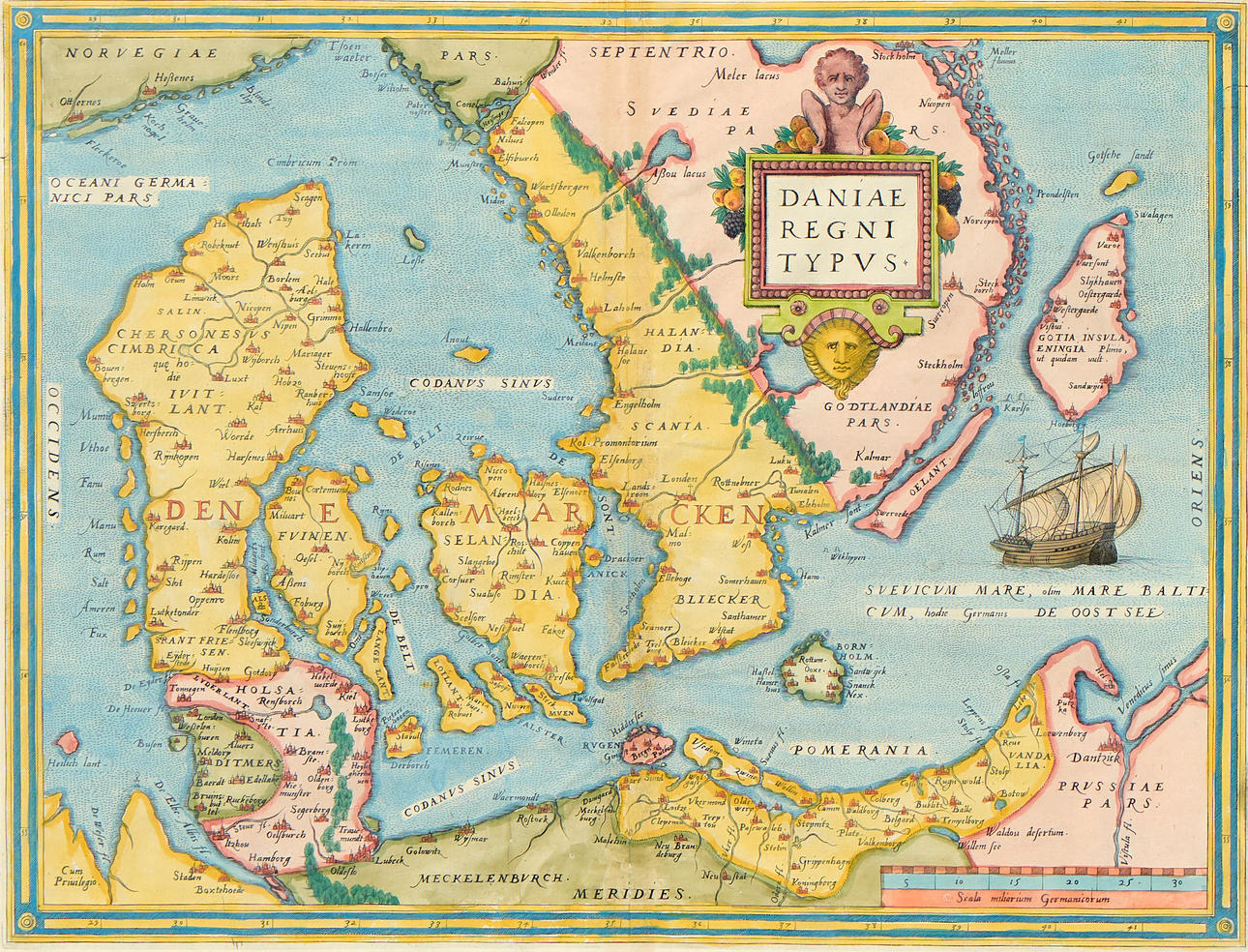 MAP, “DANIAE REGNI TYPVS”.