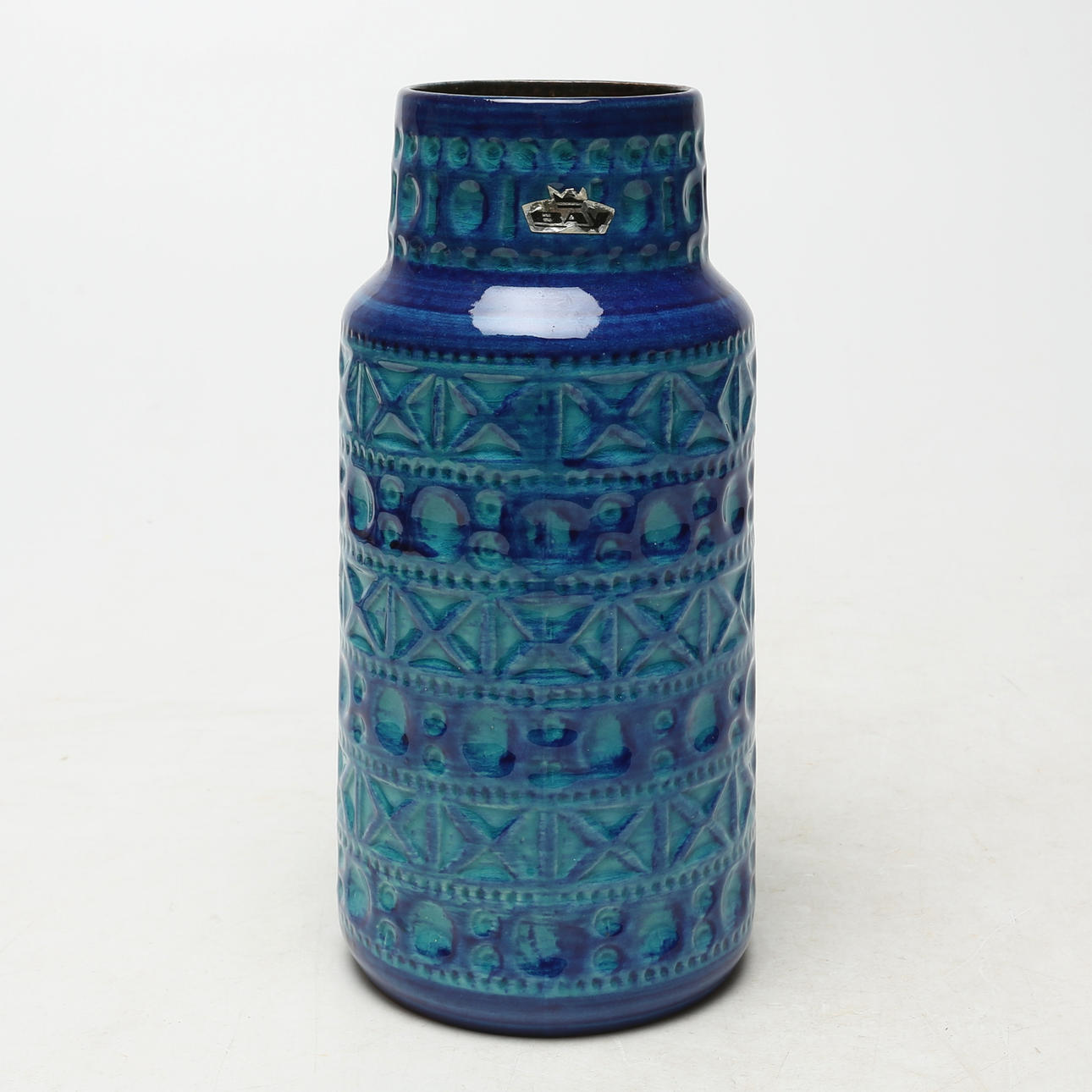 A ceramic vase, West Germany.