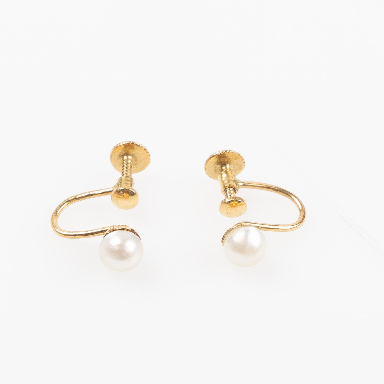 EARRINGS, 18K gold.
