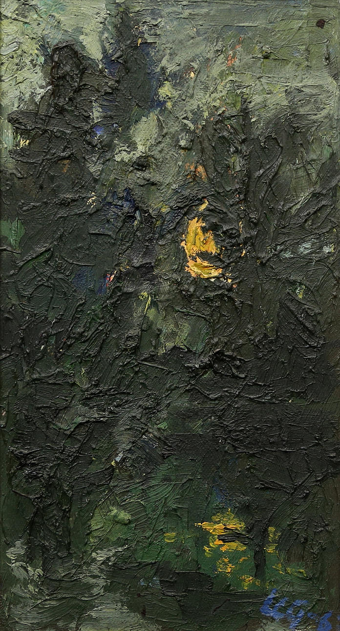 OIDENTIFIERAD KONSTNÄR. oil on panel, indistinctly signed and dated.