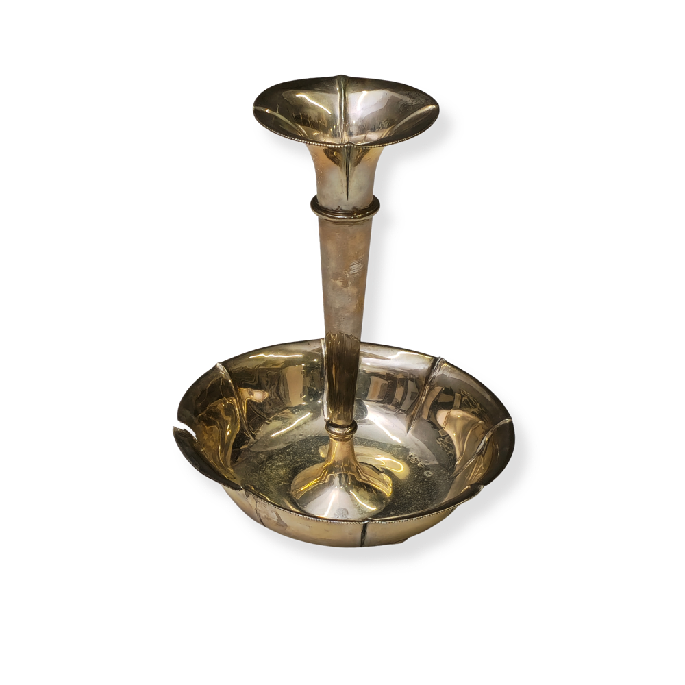 PURPLE IN PUNCHED SILVER.