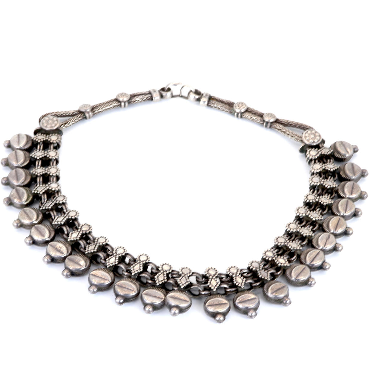 EASTERN SILVER NECKLACE.