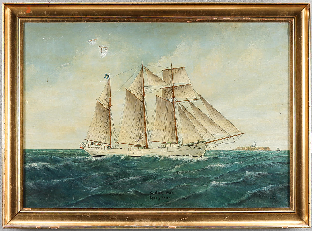 SHIP PORTRAIT Svitiod - Wiken Höganäs.