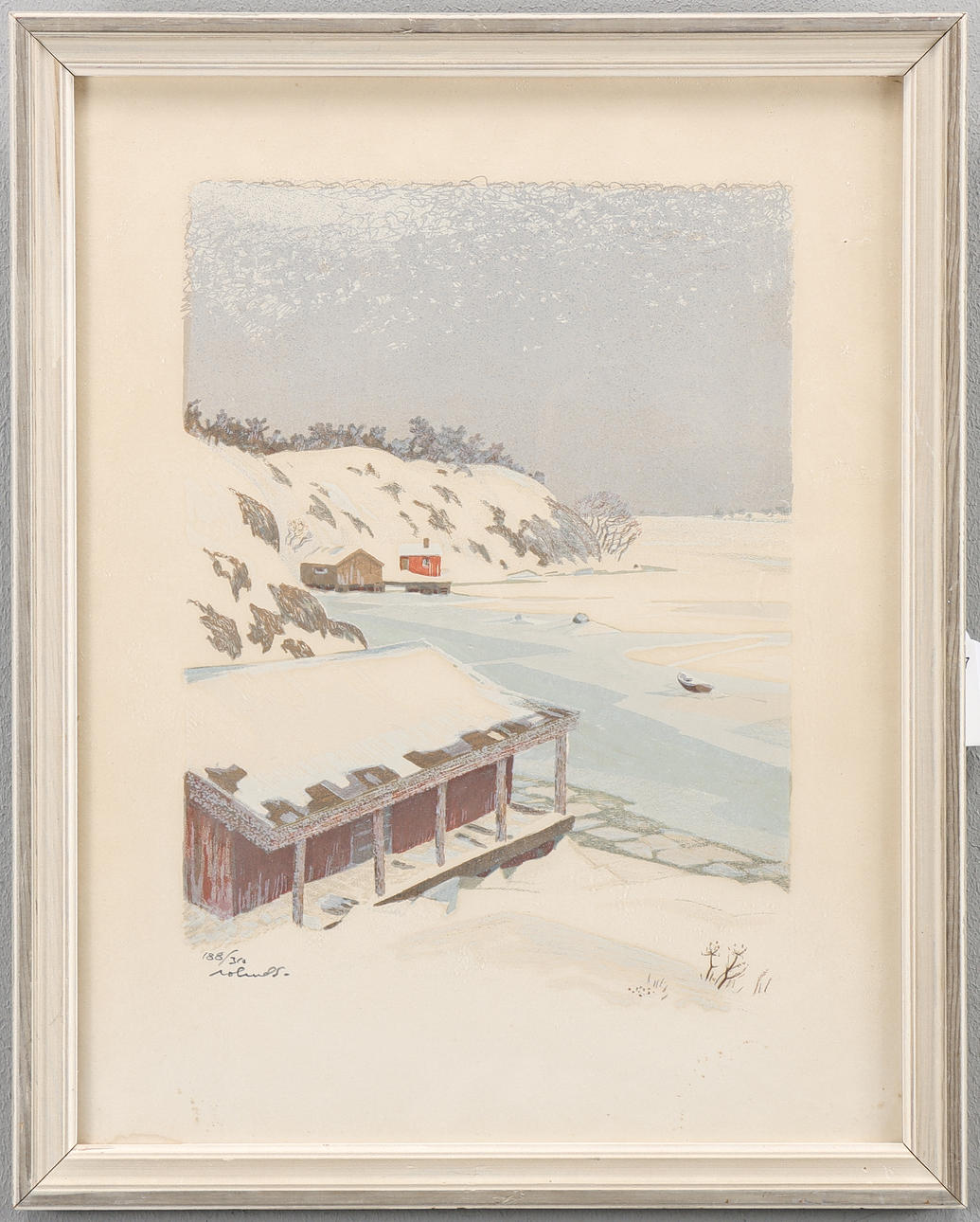 ROLAND SVENSSON. Lithograph 188/310, signed.
