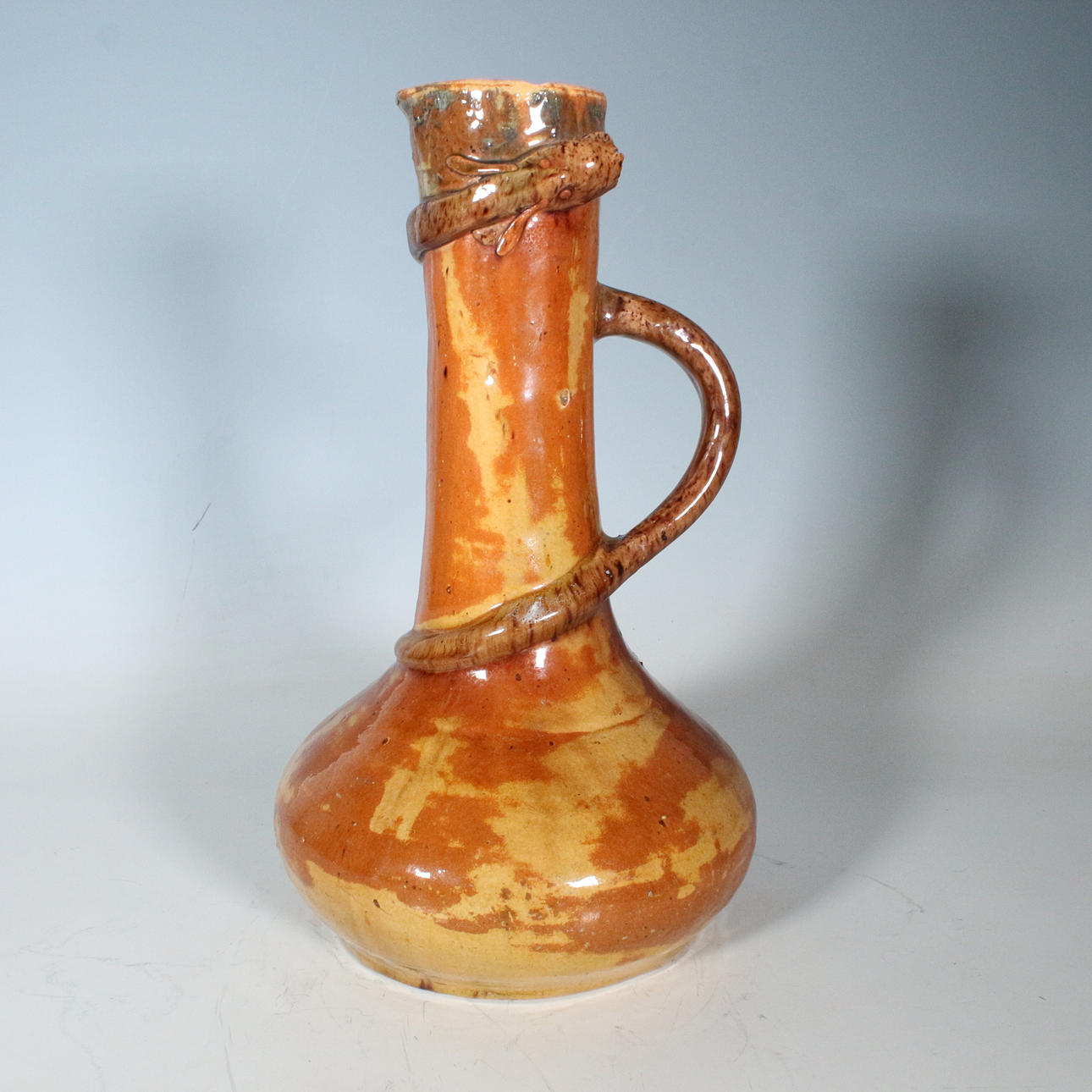 Greek Aesculapian stick jug.