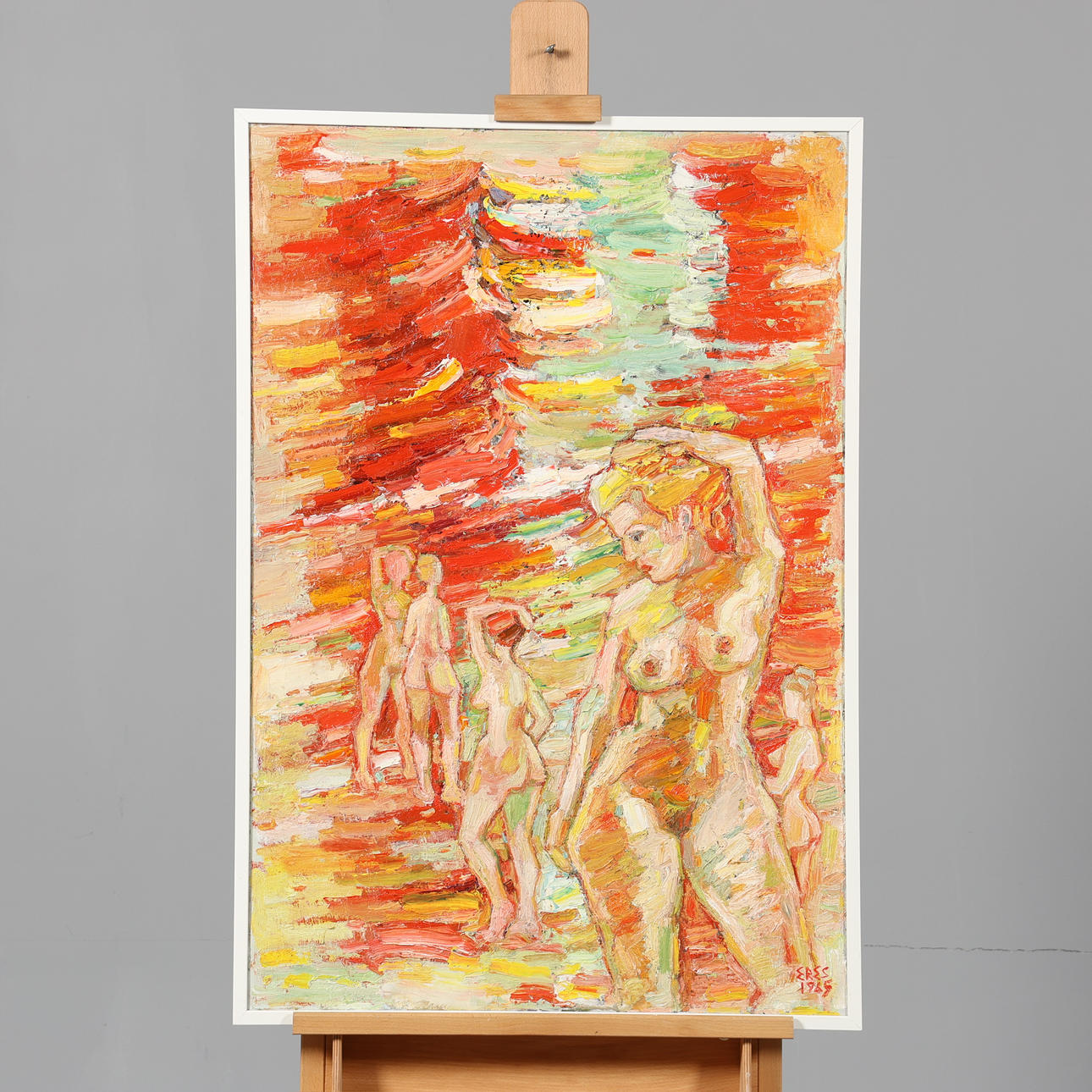 ARNOLD ERES. OIL ON CANVAS, Signed and dated 1969.