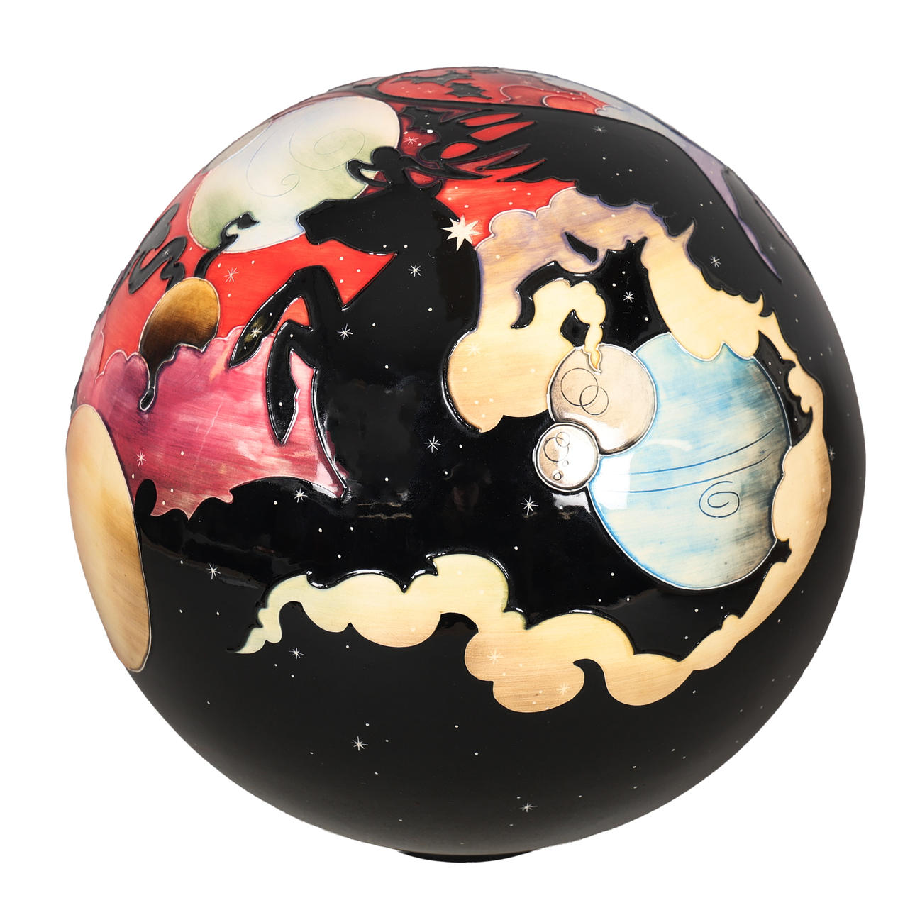 MOORCROFT 'PILLARS OF CREATION' GLOBE.