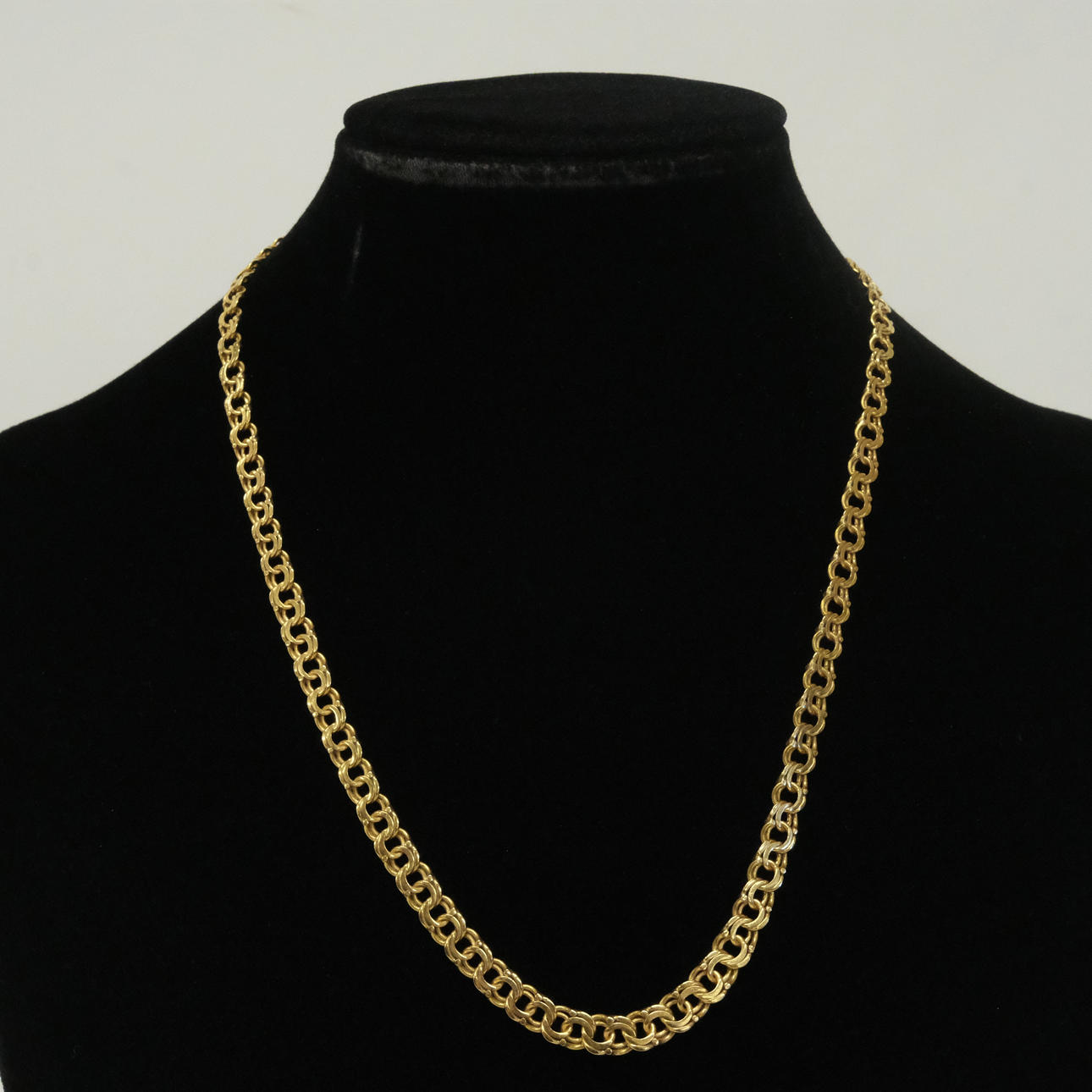 COLLIER, BISMARCK, 18K GULD, DOSERAD.