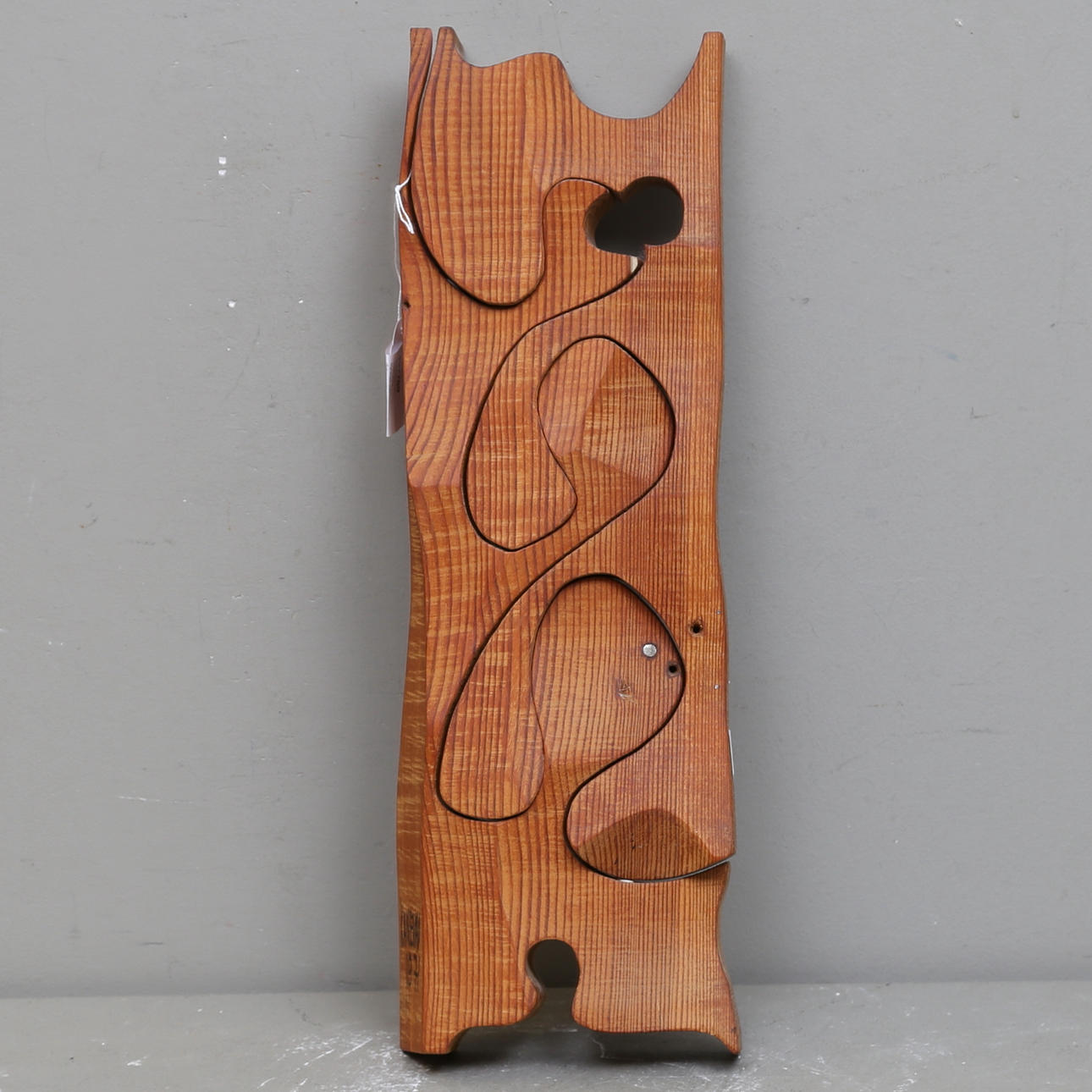 GUNNAR KANEVAD. Träskulptur, signerad och daterad 1971.